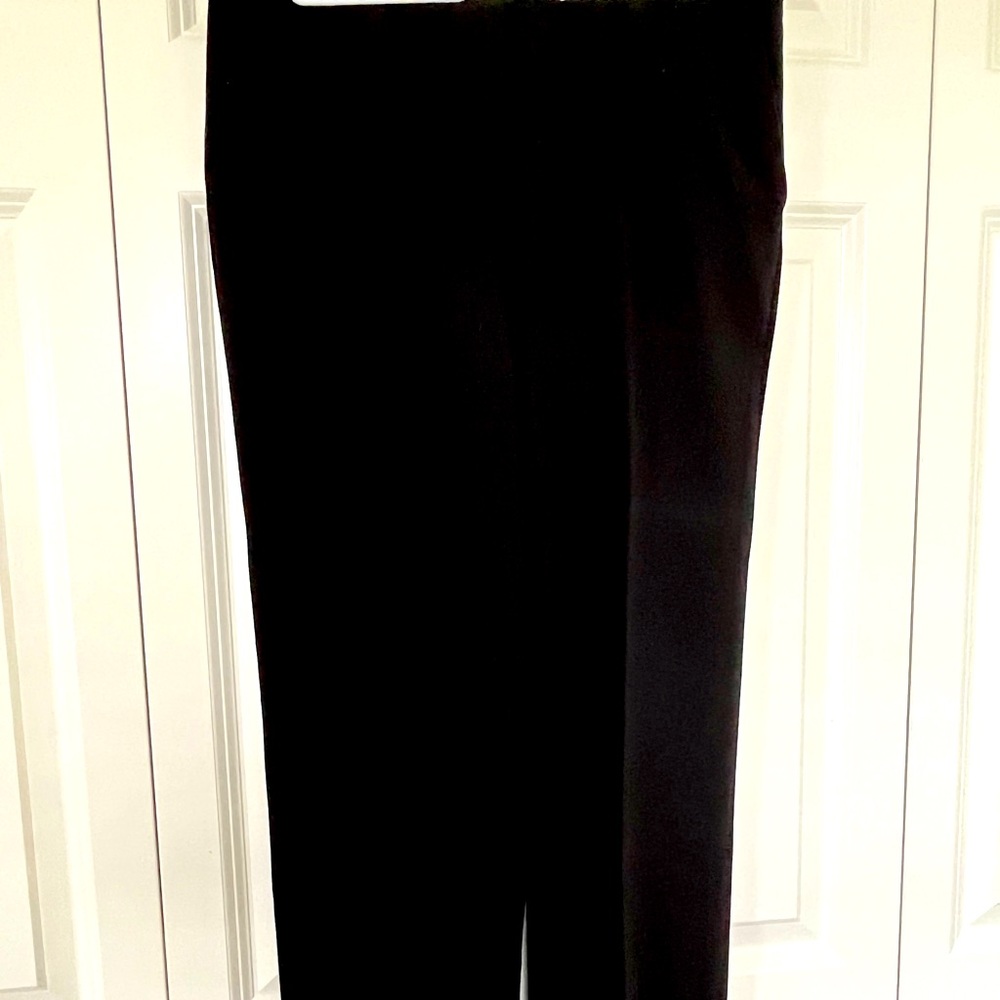 Black Calvin Klein straight leg trousers
